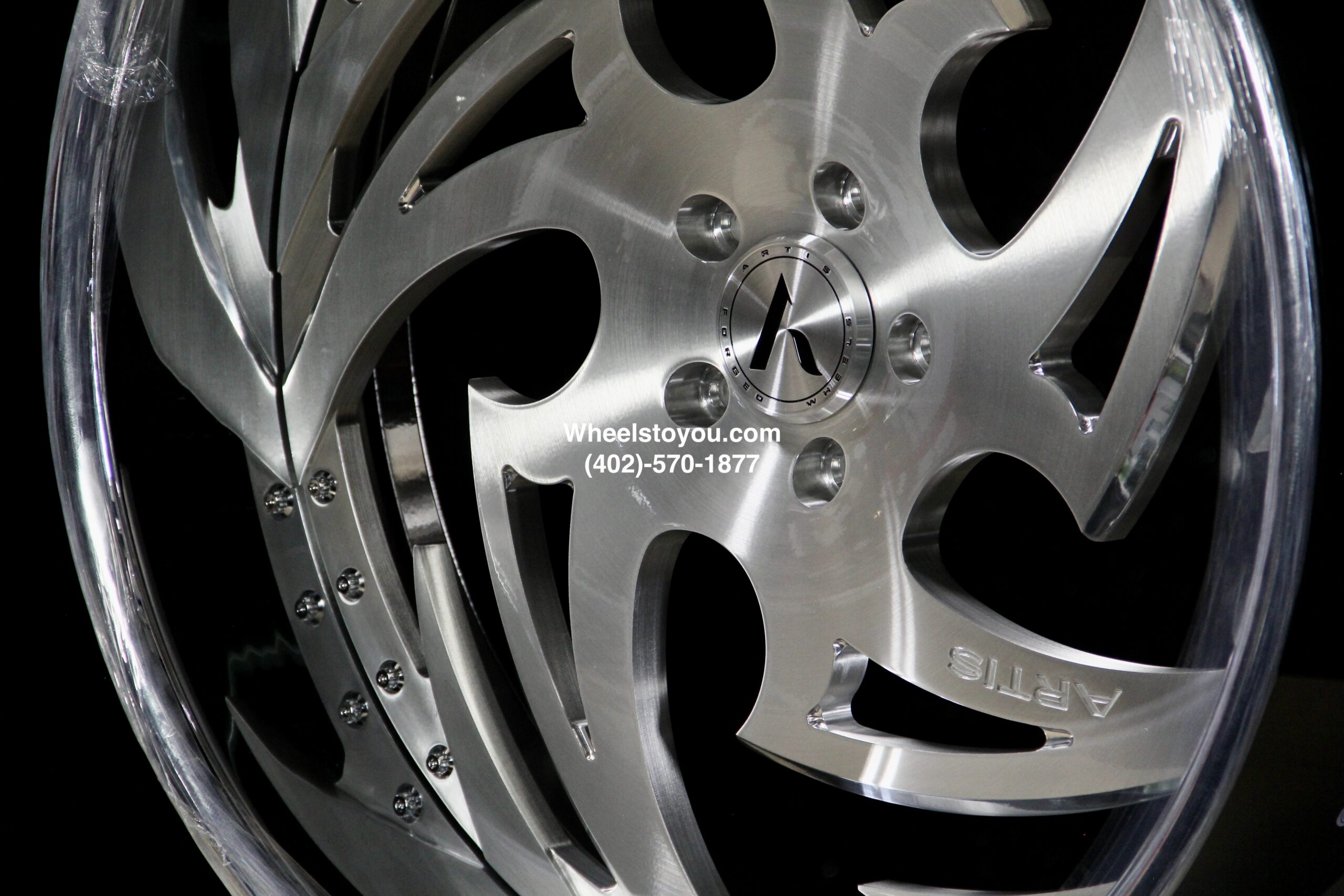 New Set (4) Artis Forged "Shreveport" 24" Billet Staggered USA MADE Wheels & Steering Wheel 5x4.75" Bolt pattern Set (4) Fit Chevy Chevrolet Caprice Impala Buick Oldsmobile Cutlass Monte Carlo Regal Grand Prix & More - Image 13