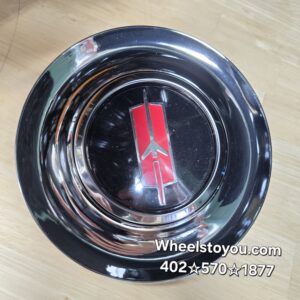 New Single (1) Classic 50s, 60s, 70s, 80s, and Early 90s Style Chrome Olds Rocket Floating Direct Bolt Wheel Caps (Fit Floating Cap Wheels only!)