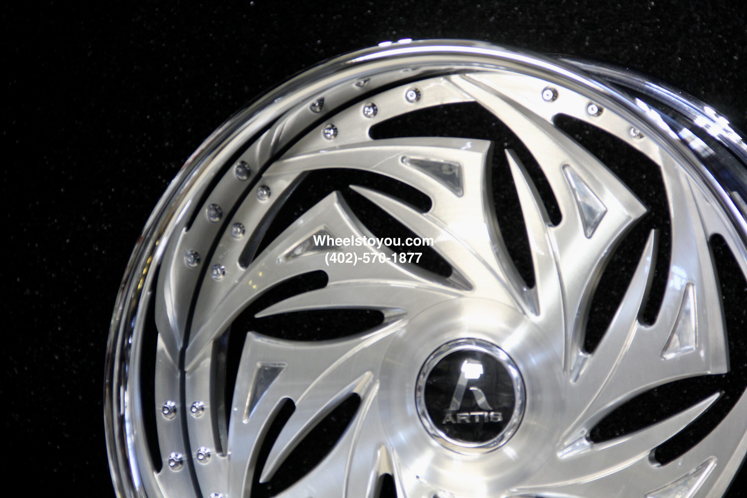 New Set (4) Artis Forged "Macon" 24" Billet Staggered USA MADE Wheels & Steering Wheel 5x4.75" & 5x5" Bolt pattern Set (4) Fit Chevy Chevrolet Caprice Impala Buick Oldsmobile Cutlass Monte Carlo Regal Grand Prix & More - Image 11