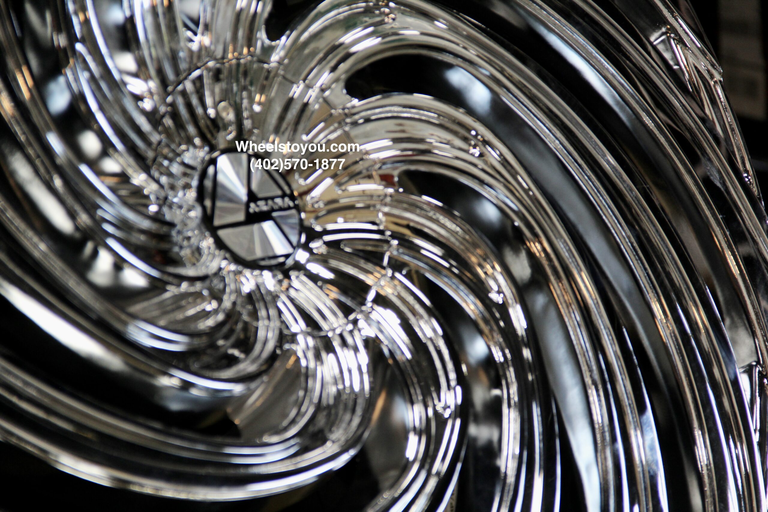 New Set (4) Chrome 30" Chrome Twisted Azara 535 6x135 & 6x139.7mm 6x5.5" Wheels Set Fit Ford Chevy GMC Cadillac Infiniti Lexus Ram - Image 4
