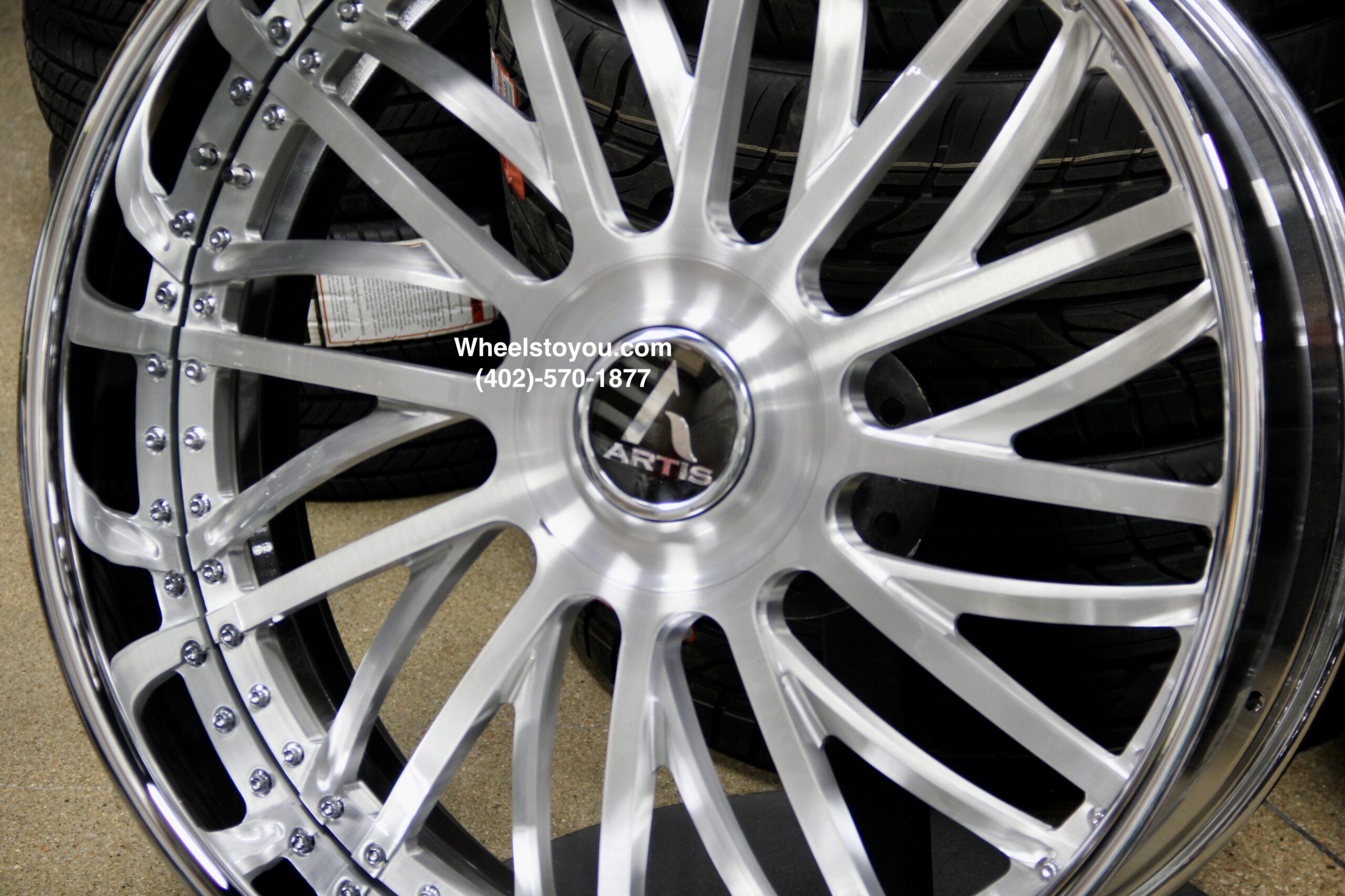New Set (4) Artis Forged "G-Boro" 26" Billet Staggered USA MADE Wheels 5x4.75" & 5x5" Bolt pattern Set (4) Fit Chevy Chevrolet Caprice Impala Buick Oldsmobile Cutlass Monte Carlo Regal Grand Prix & More - Image 2