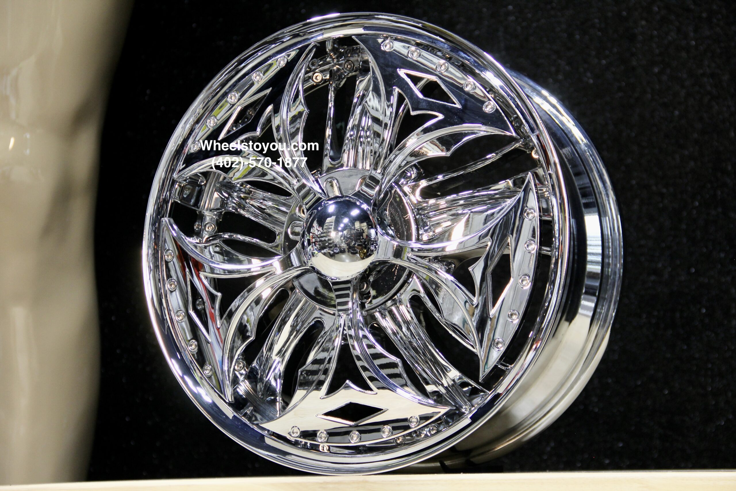New Set (4) 20" Chrome Spinning Wheels Float as You Drive, Spin When you Stop 5x114.3 5x115 5x4.5" 5x120mm Bolt Patterns - Image 6