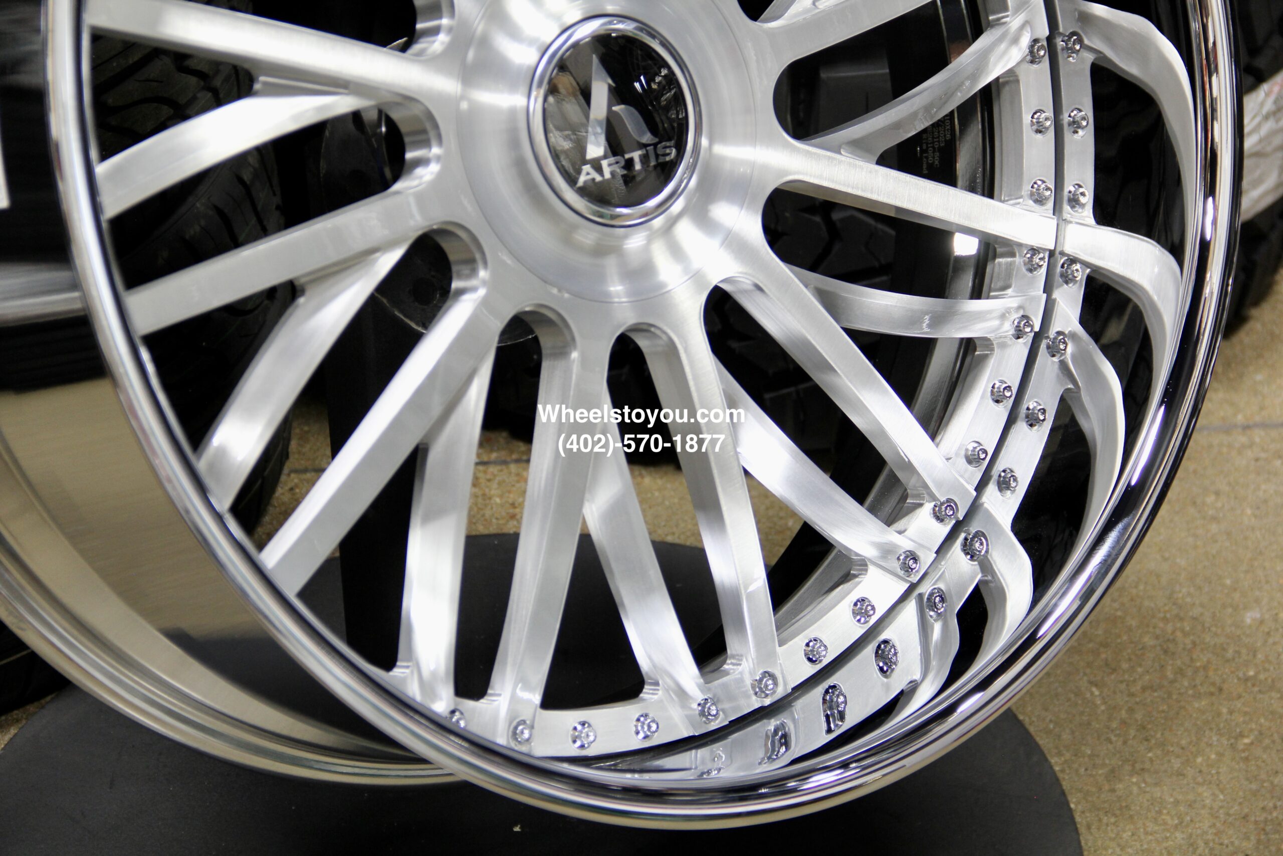 New Set (4) Artis Forged "G-Boro" 26" Billet Staggered USA MADE Wheels 5x4.75" & 5x5" Bolt pattern Set (4) Fit Chevy Chevrolet Caprice Impala Buick Oldsmobile Cutlass Monte Carlo Regal Grand Prix & More - Image 6