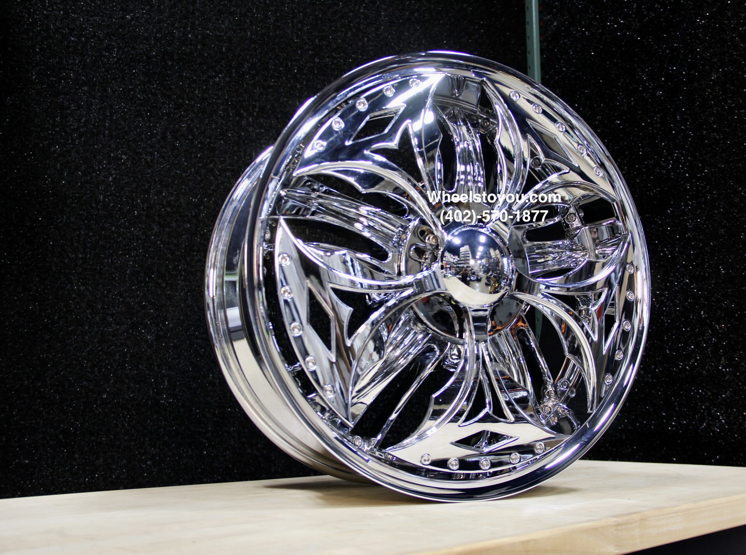 New Set (4) 20" Chrome Spinning Wheels Float as You Drive, Spin When you Stop 5x114.3 5x115 5x4.5" 5x120mm Bolt Patterns - Image 3