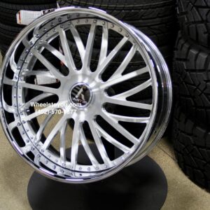 New Set (4) Artis Forged "G-Boro" 26" Billet Staggered USA MADE Wheels 5x4.75" & 5x5" Bolt pattern Set (4) Fit Chevy Chevrolet Caprice Impala Buick Oldsmobile Cutlass Monte Carlo Regal Grand Prix & More