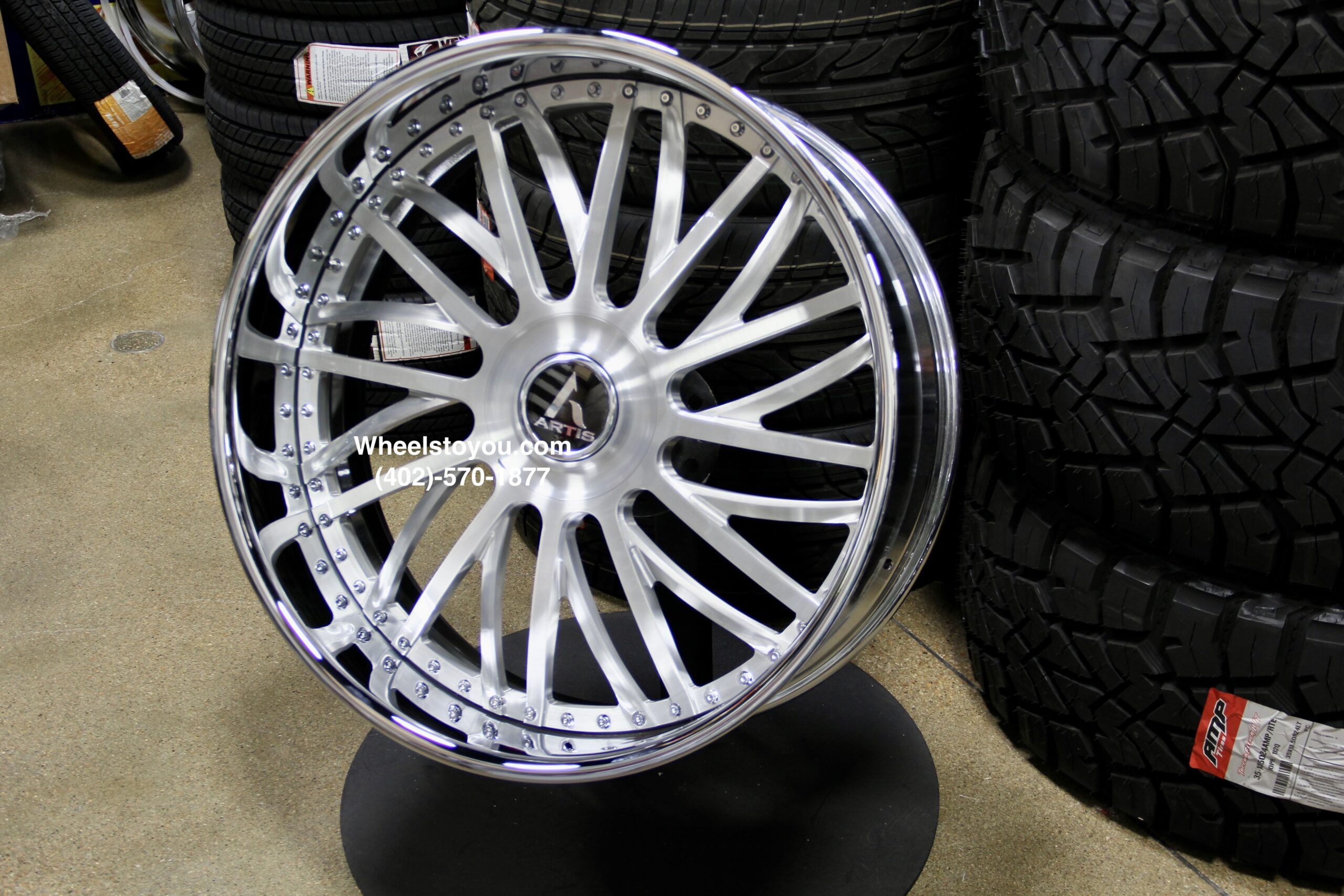New Set (4) Artis Forged "G-Boro" 26" Billet Staggered USA MADE Wheels 5x4.75" & 5x5" Bolt pattern Set (4) Fit Chevy Chevrolet Caprice Impala Buick Oldsmobile Cutlass Monte Carlo Regal Grand Prix & More